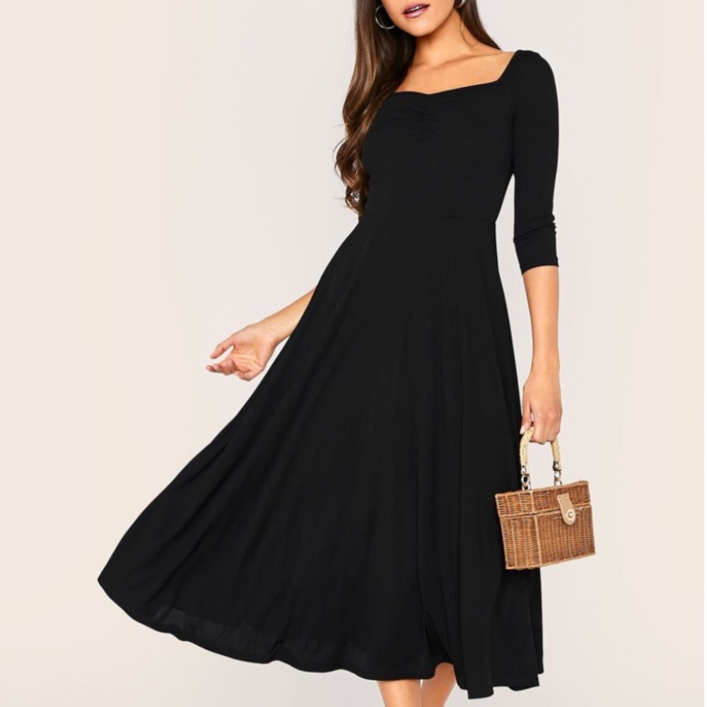 COMFY FIT & FLARE DRESS - NWOT